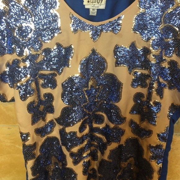 Tracy Reese Neiman Marcus‎ Target Sequin Blouse XS - Picture 5 of 6